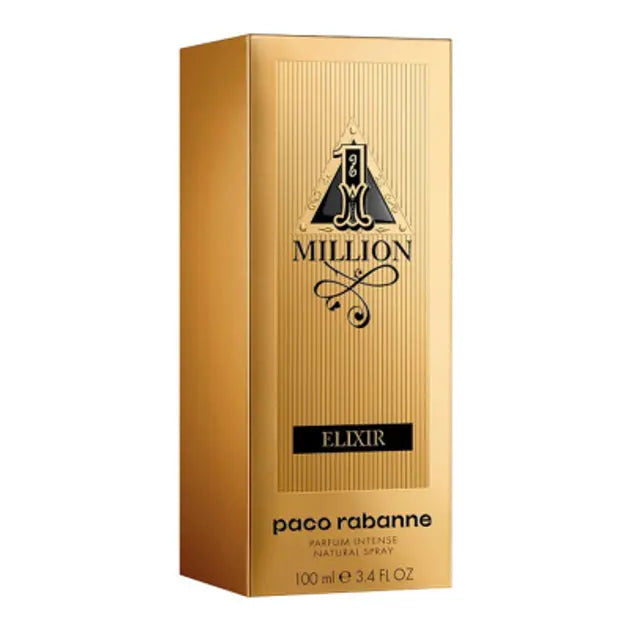 One Million Elixir By Paco Rabanne For Men 3.4oz Eau De Parfum Intense Spray Paco Rabanne
