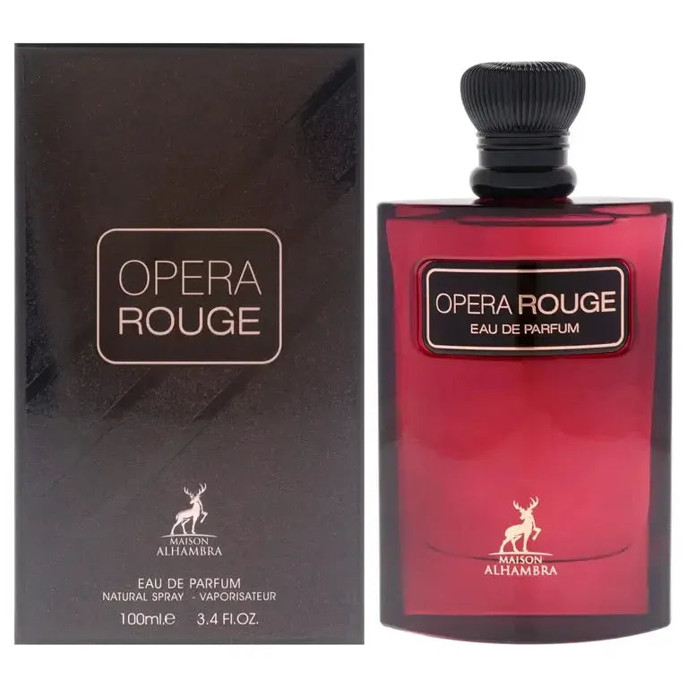 Opera Rouge by Maison Alhambra original box 3.4oz Eau de Parfum
