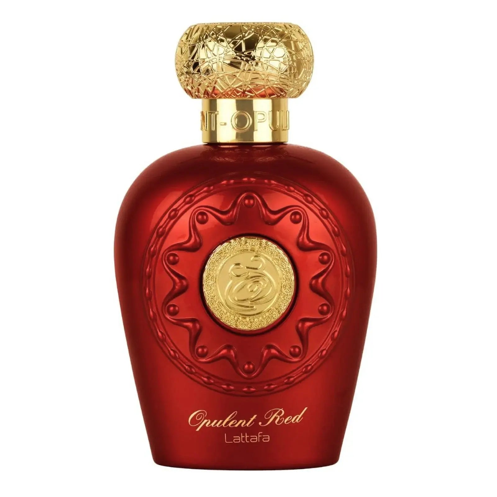 Opulent Red by Lattafa for Women 3.4oz EDP perfume bottle
