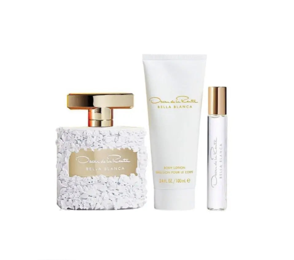 Oscar Bella Blanca By Oscar De La Renta 3pc Gift Set For Women Oscar De La Renta