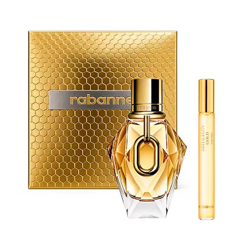 Million Gold By Paco Rabanne 2-Piece Set 3.0oz Women EDP Spray