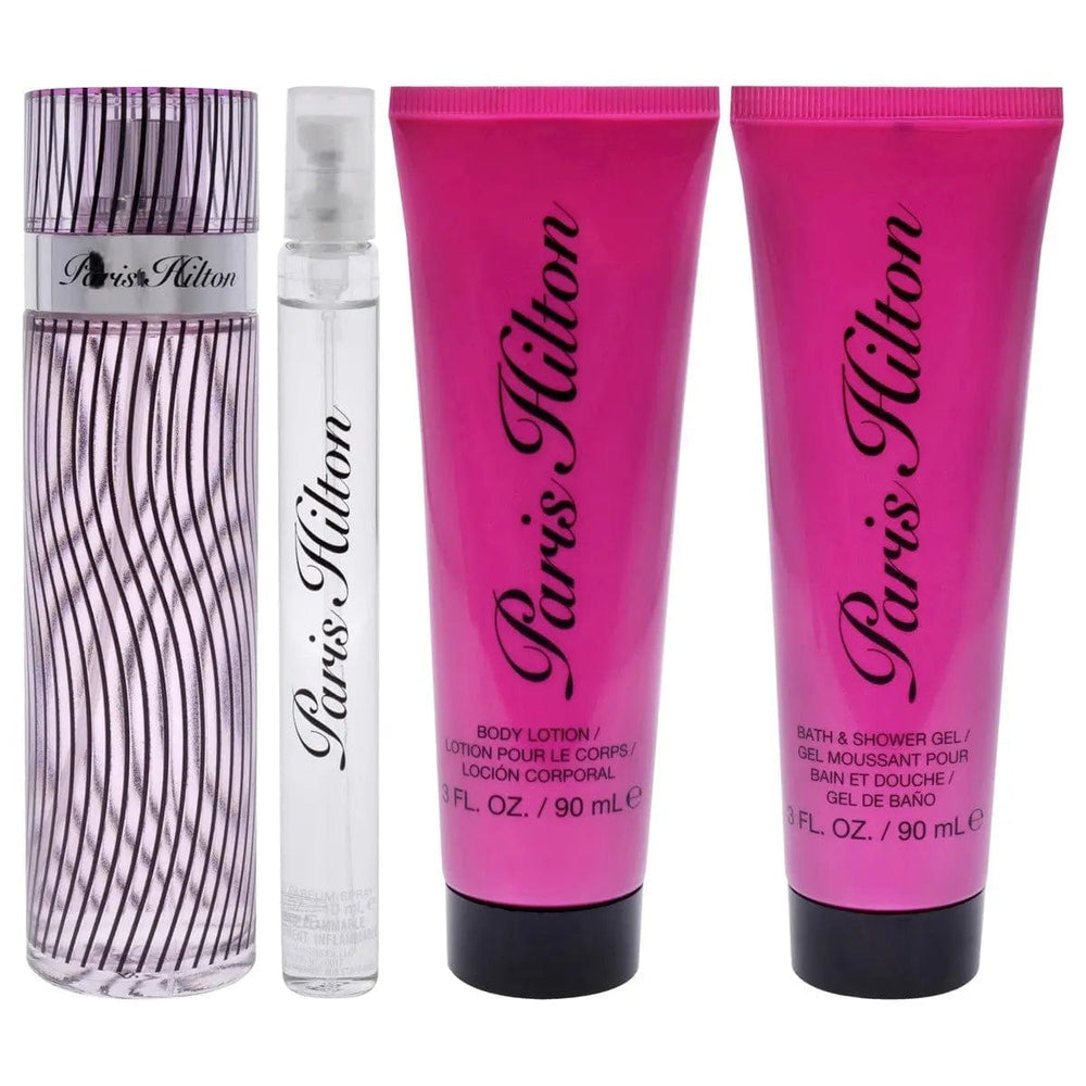 Paris Hilton Women Set 4pc Set 3.4oz EDP Spray