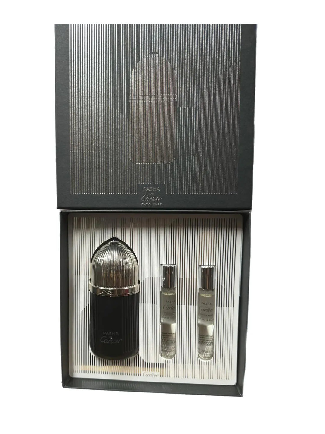 Pasha Noir 3-Piece Set By Cartier For Men 3.3oz EDT Spray
