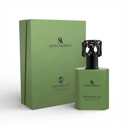 Patchouli 01 by Swiss Arabian Unisex 1.7oz Extrait de Parfum bottle