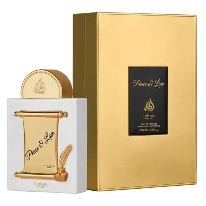 Lattafa Peace &amp; Love 3.4oz Unisex Eau de Parfum.