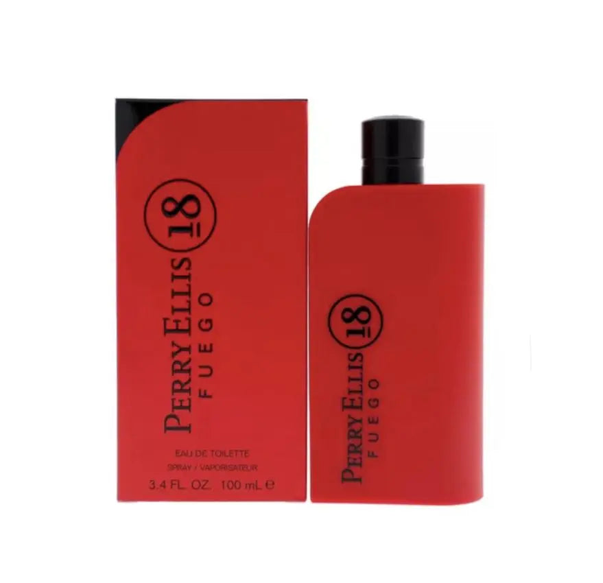 Perry 18 Fuego By Perry Ellis For Men 3.4 oz EDT Spray - perfumesandrea