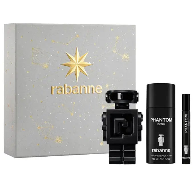 Phantom by Paco Rabanne Men 3Pc Set 3.4oz EDP