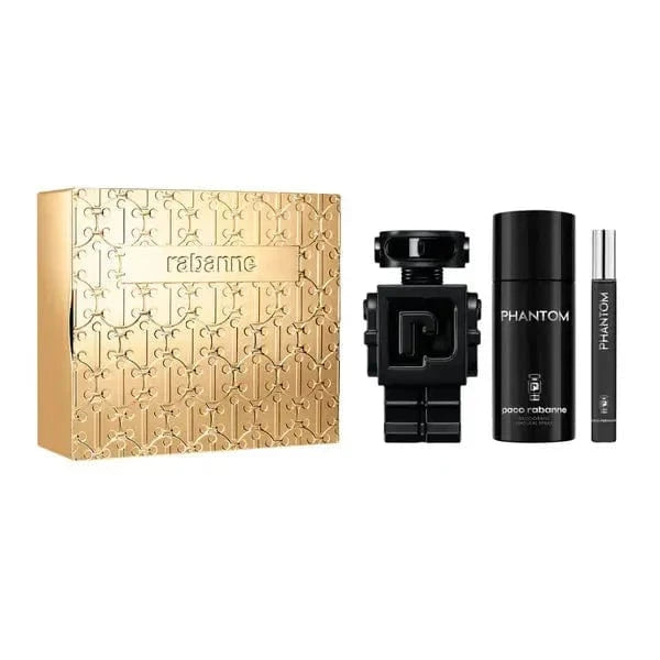Phantom By Paco Rabanne For Men 3 Pcs Set EDP Spray Paco Rabanne