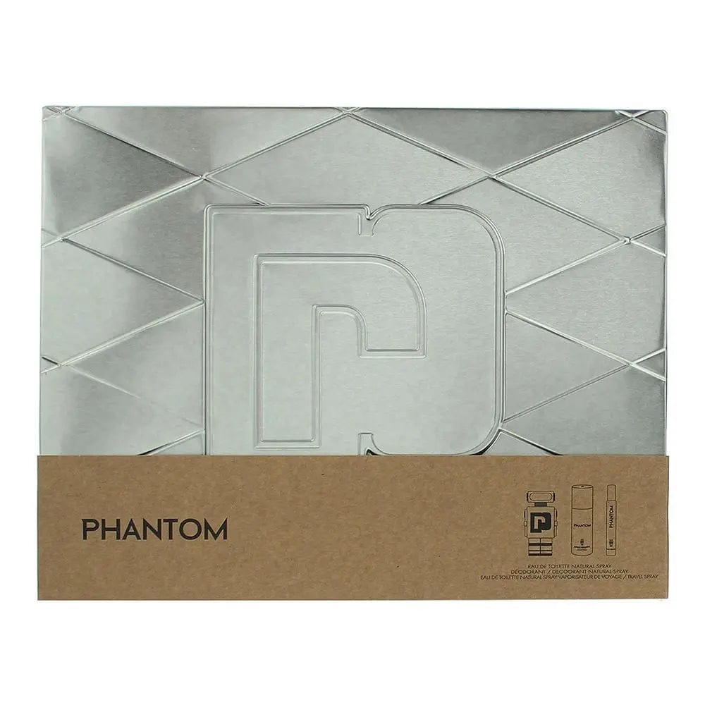 Phantom By Paco Rabanne For Men 3 Pcs Set EDP Spray Paco Rabanne