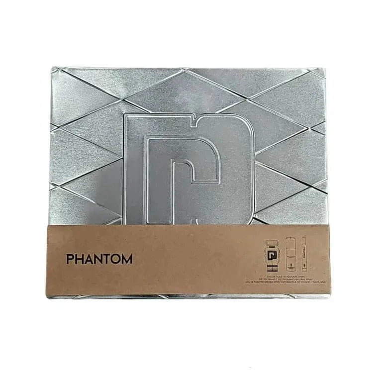 Phantom by Paco Rabanne 3pc Men’s Gift Set EDT Spray.