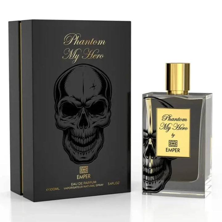 Phantom My Hero by Emper for Men 3.4oz EDP perfume bottle