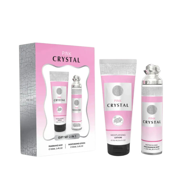 Pink Crystal by Le Chameau Women 2Pc Set 8.4oz Mist Spray and Lotion