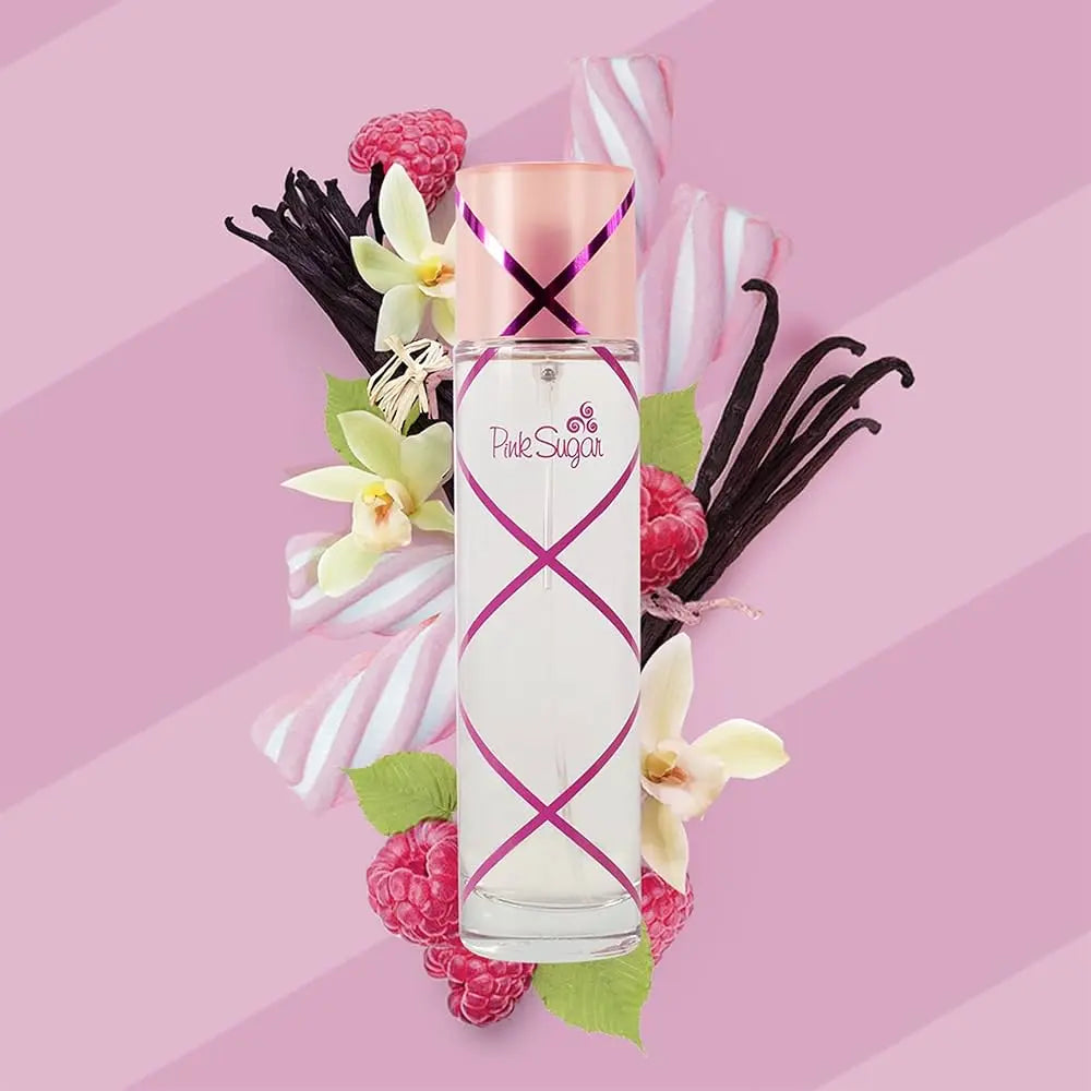Pink Sugar Set 3p 3.4oz W EDT Spray Aquolina