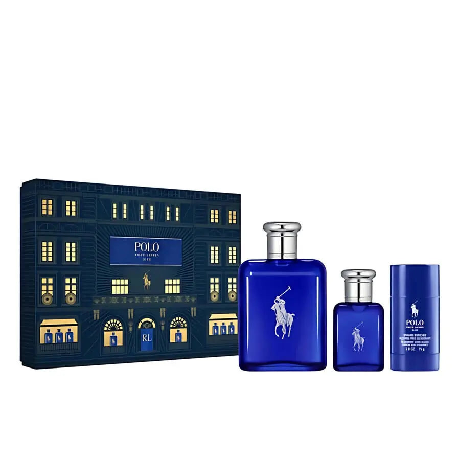 Polo Blue By Ralph Lauren For Men (3Pc Gift Set) - perfumesandrea
