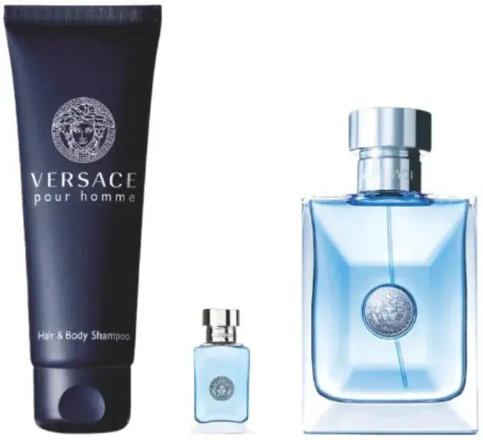 Pour Homme By Versace - For Men 3Pcs Gift Set EDT.