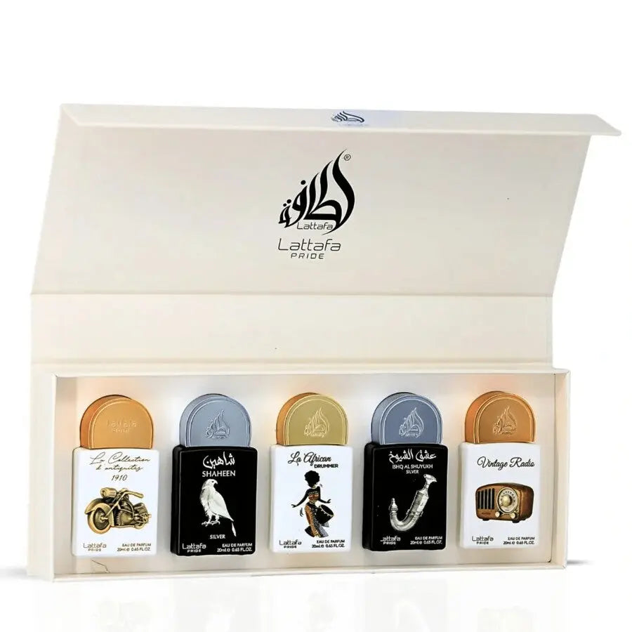 Pride Collection No.5 5-Piece Set By Lattafa For Unisex 0.68oz EDP Spray (Mini)