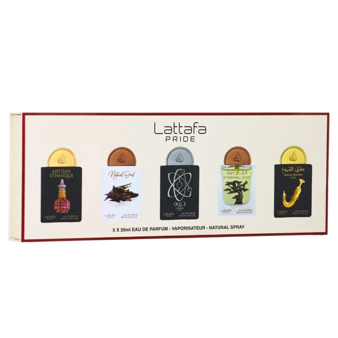 Pride Collection No.2 5-Piece Set By Lattafa For Unisex 0.68oz EDP Spray (Mini)