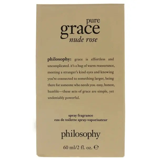 Pure Grace Nude Rose By Philosophy For Women 2.0oz EDT Spray Philosophy