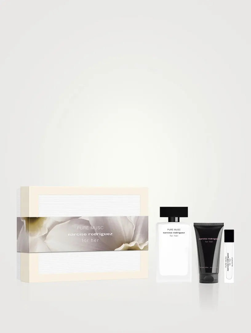 Pure Musc 3-Piece Set By Narciso Rodriguez For Women 3.3oz Spray