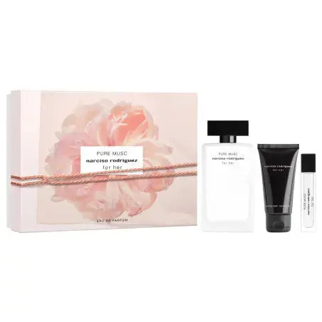 Pure Musk By Narciso Rodriguez For Women 3Pcs Set EDP Spray Narciso Rodriguez