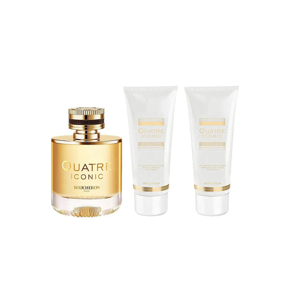 Quatre Iconic by Boucheron 3.4oz EDP three-piece set for women