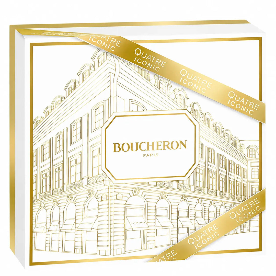 Quatre Iconic by Boucheron Women 3-piece fragrance gift set box