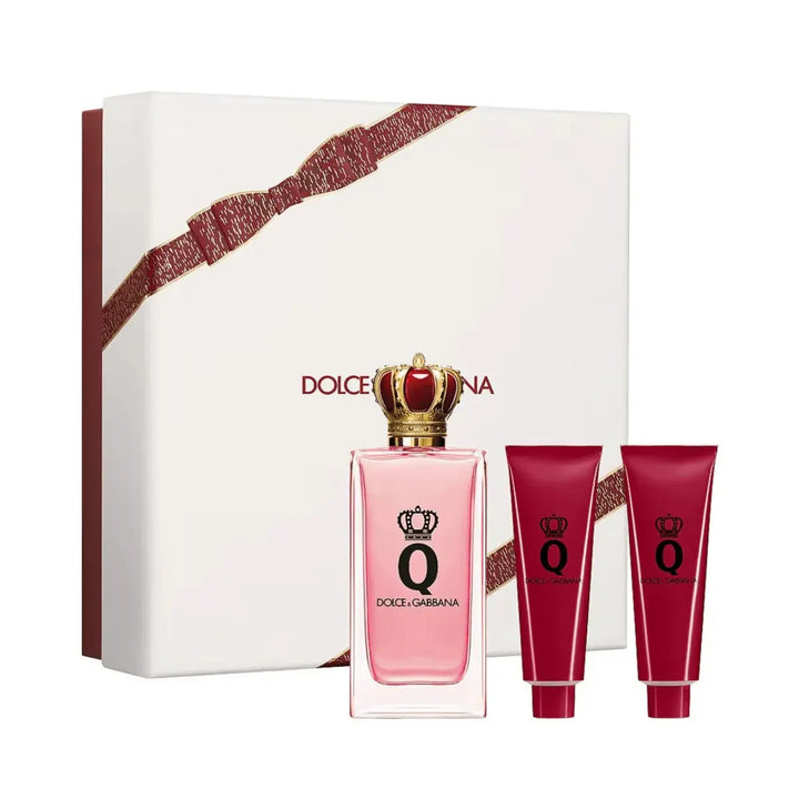 Q by Dolce &amp; Gabbana for Women 3Pcs Set 3.4oz EDP fragrance gift set