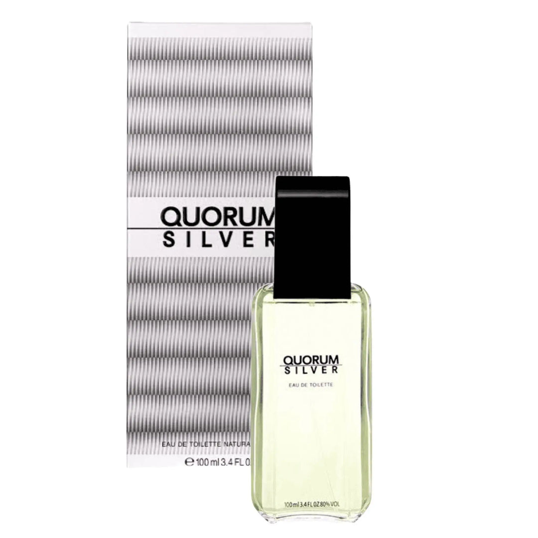 Quorum Silver By Antonio Puig For Men 3.4oz EDT Spray