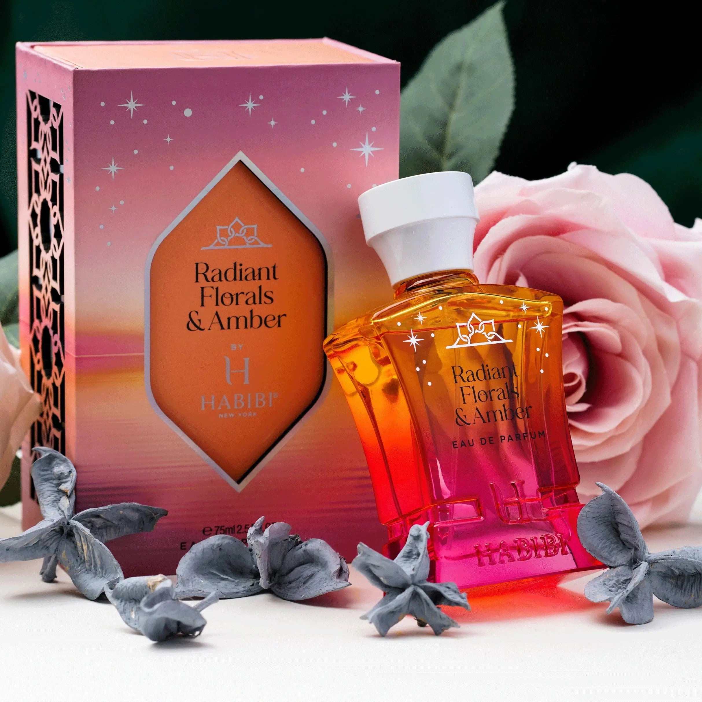 Radiant Florals & Amber By Habibi For Women 2.5 oz Eau De Parfum Spray Habibi