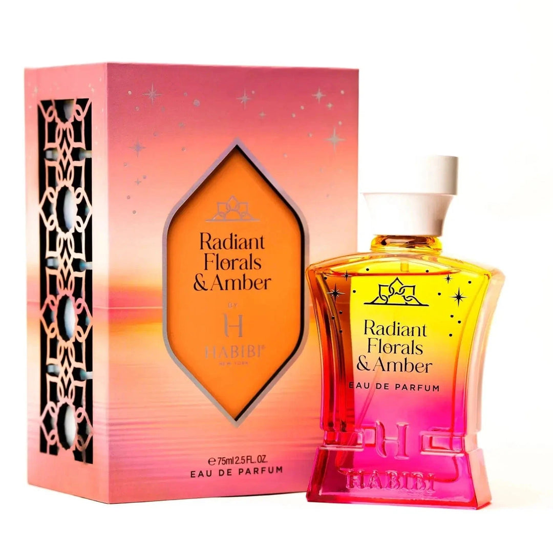 Radiant Florals &amp; Amber by Habibi for Women 2.5oz EDP perfume bottle