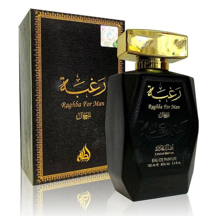 Raghba By Lattafa For Man 3.4oz Eau de Parfum Spray