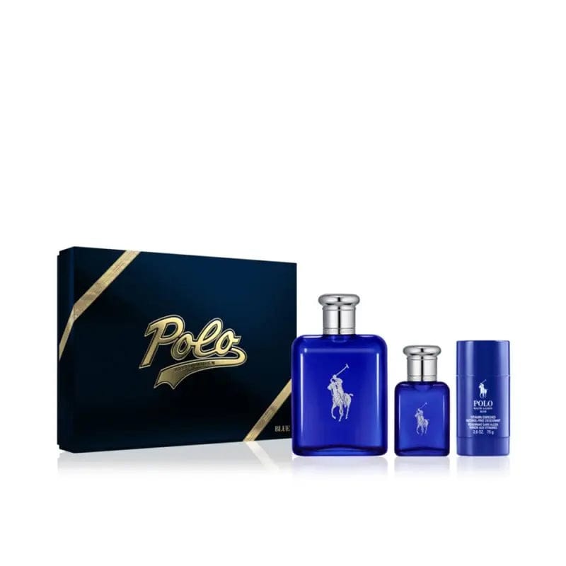Ralph Lauren Polo Blue 3pc Gift Set For Men&