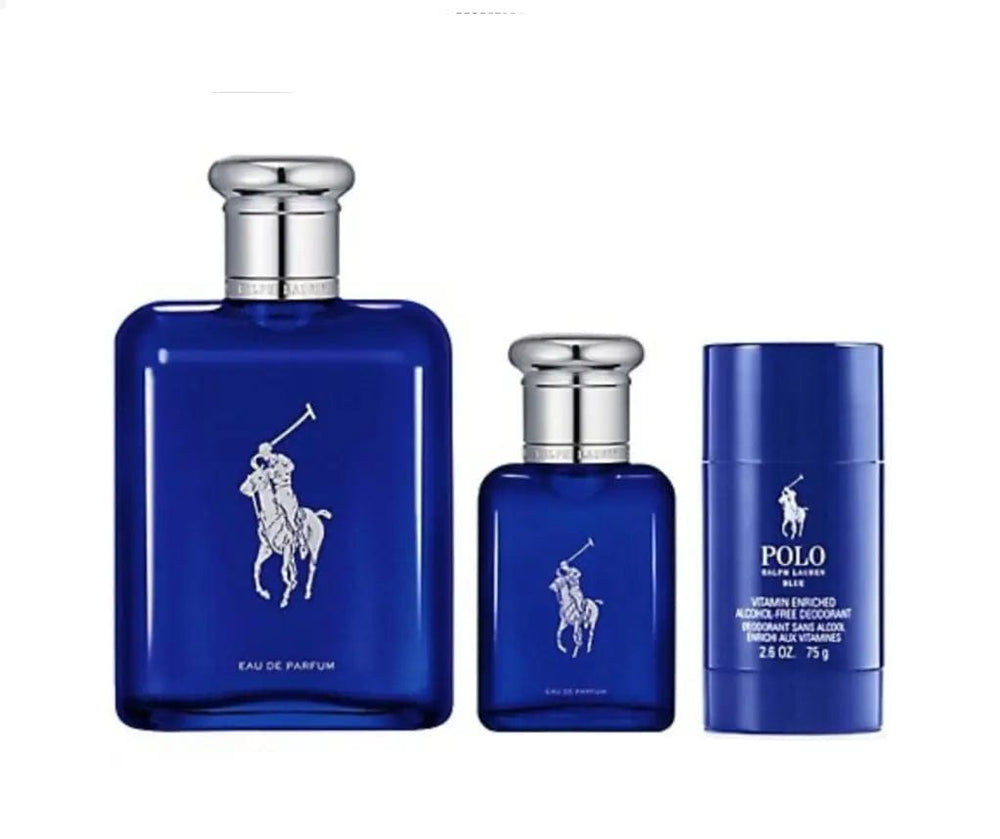 Ralph Lauren Polo Blue 3pc Gift Set For Men's EDT Ralph Lauren