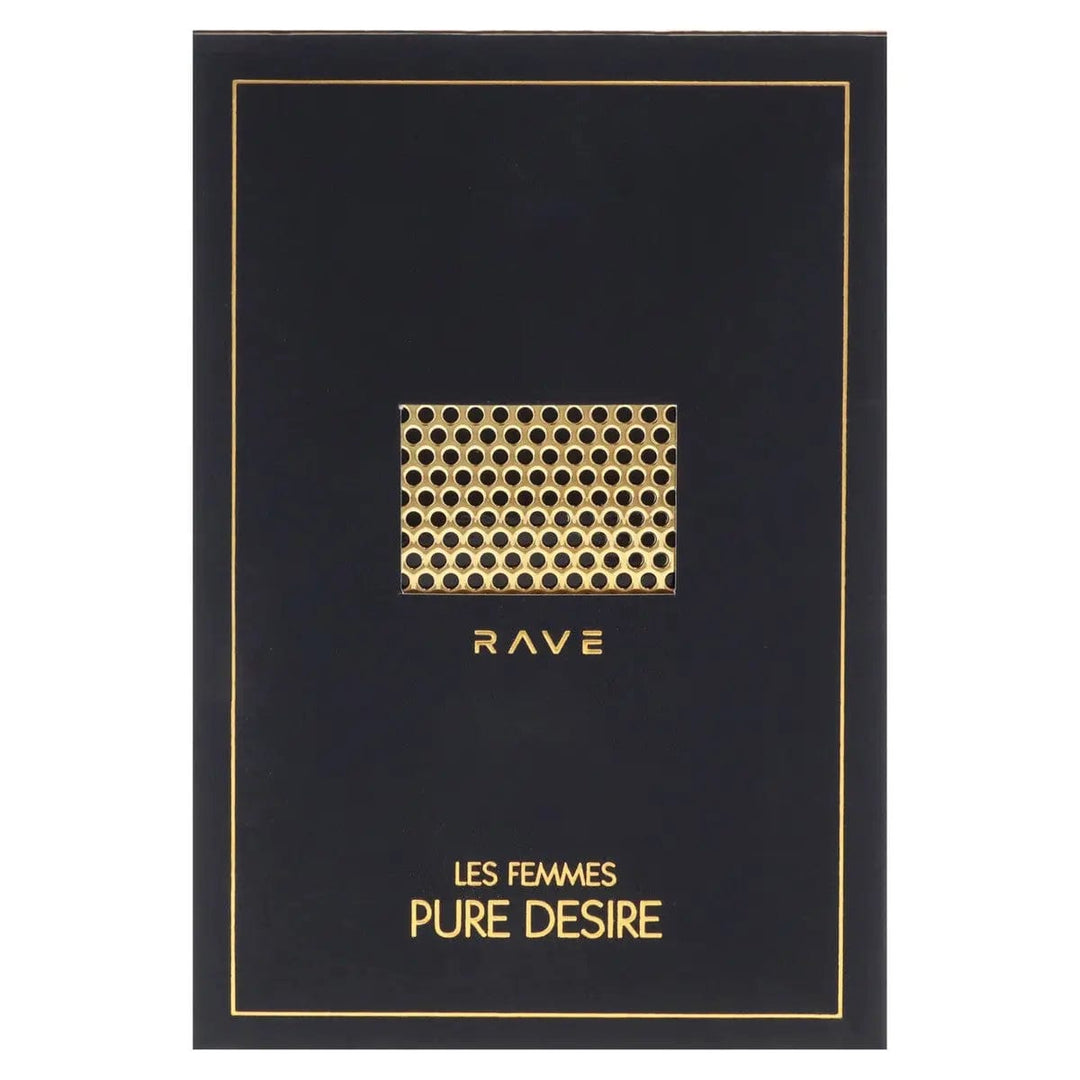 Rave Pure Desire Gold By Lattafa For Women 3.4oz EDP Spray Lattafa