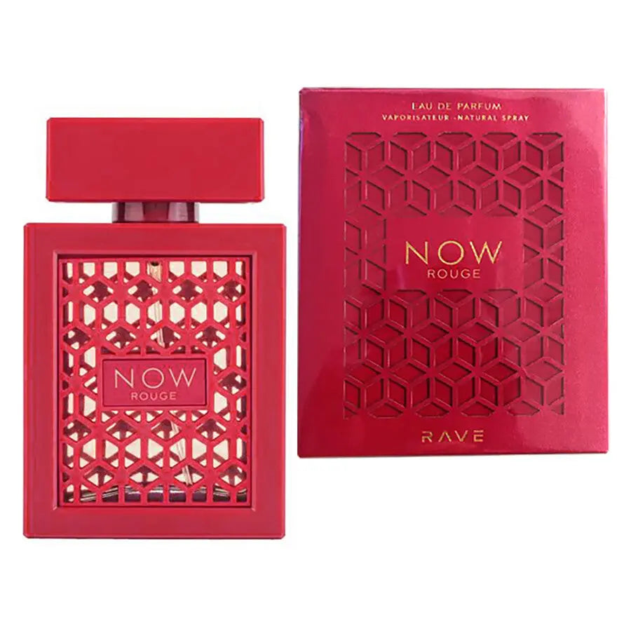 Rave Red Now Rouge By Lattafa' Unisex 3.4 oz EDP Spray - perfumesandrea