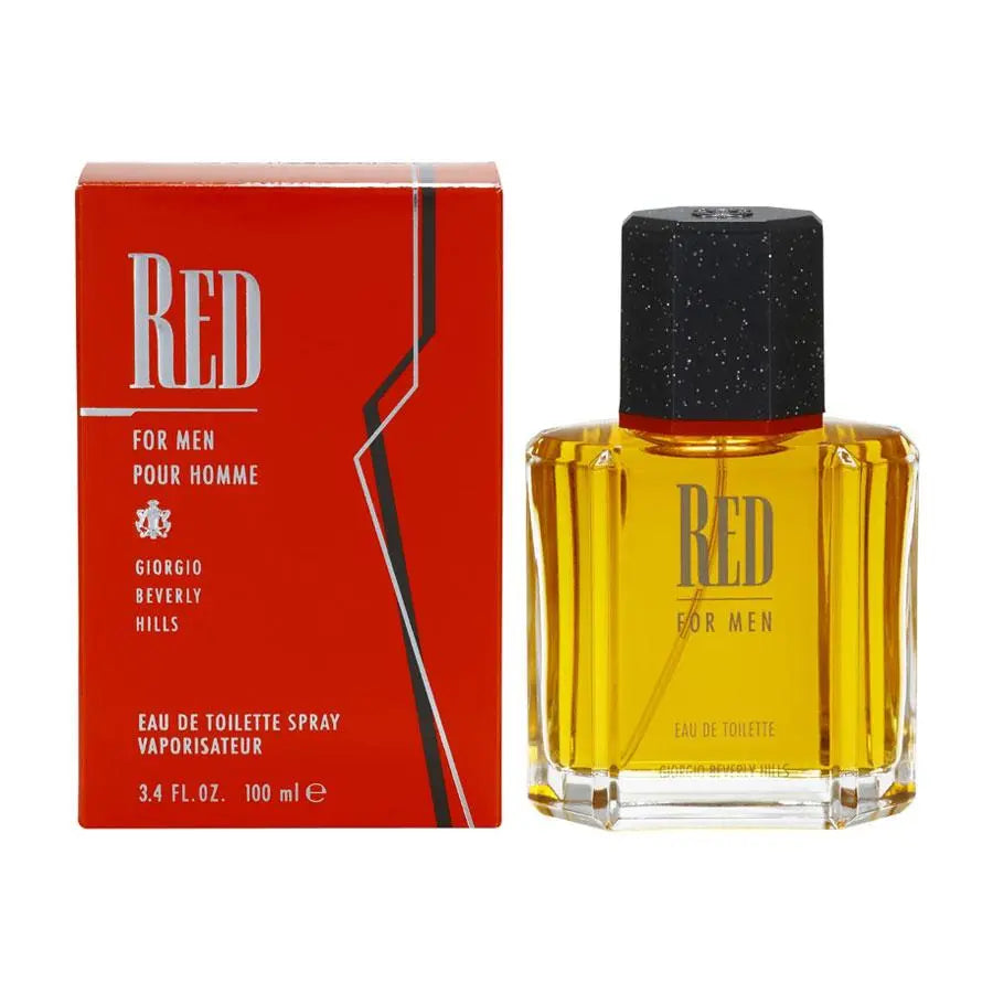 Red By Giorgio Beverly Hills For Men 3.4oz EDT Spray