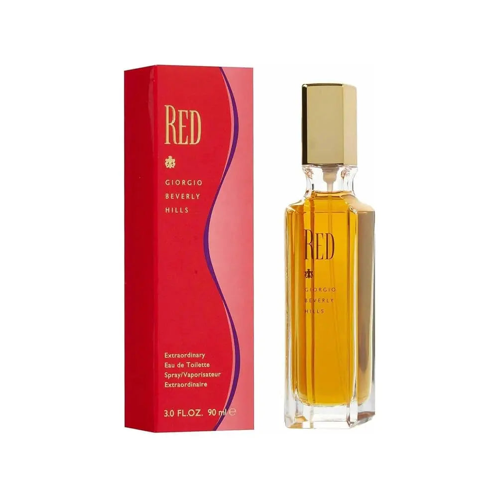 Red by Giorgio Beverly Hills for Women 1.0oz EDT perfume bottle