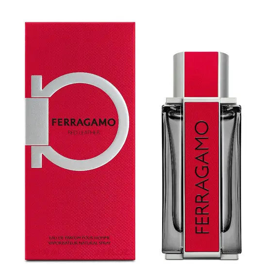 Red Leather By Salvatore Ferragamo For Men 3.4oz EDP Spray
