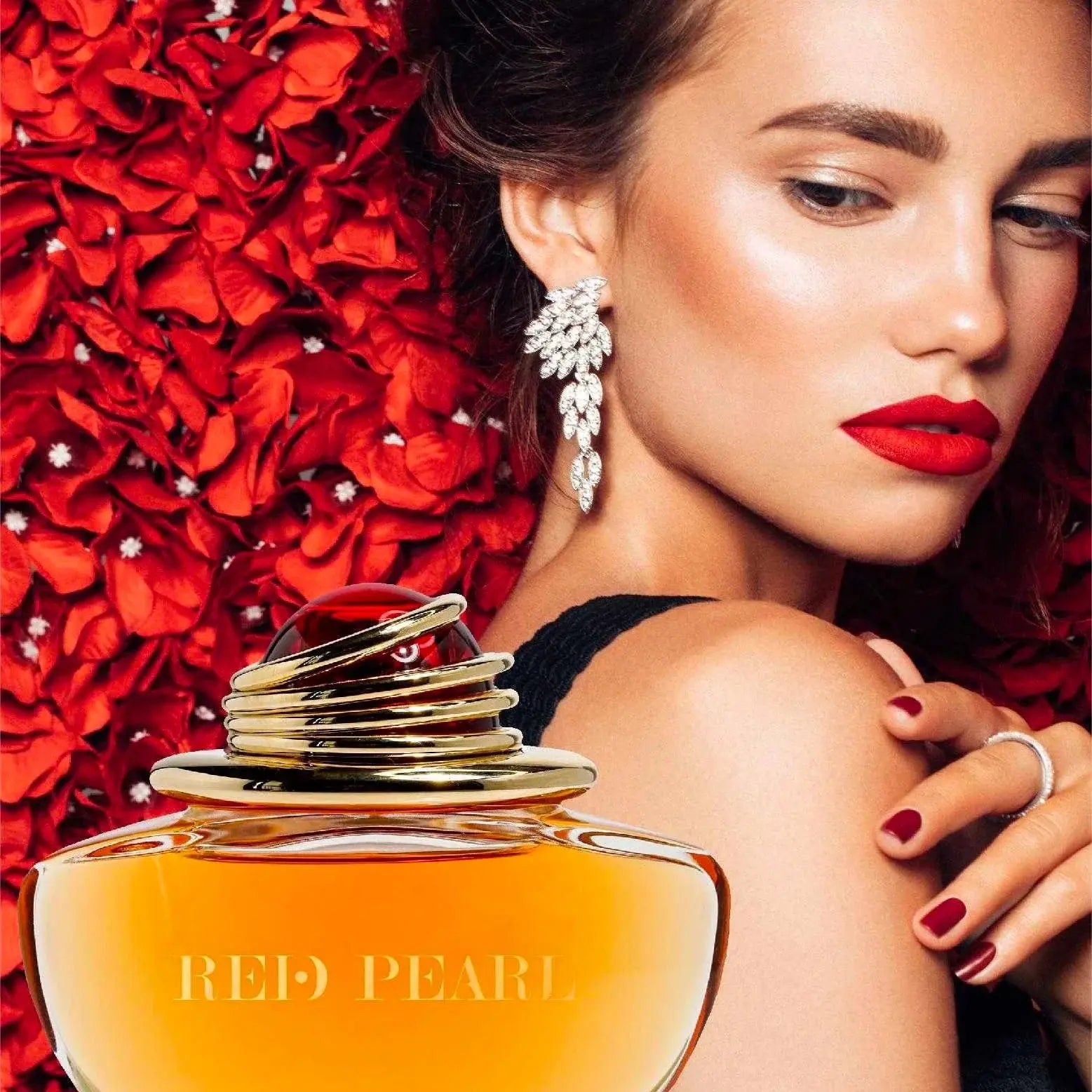 Red Pearl by Sistelle EDP bottle detail feminine perfume