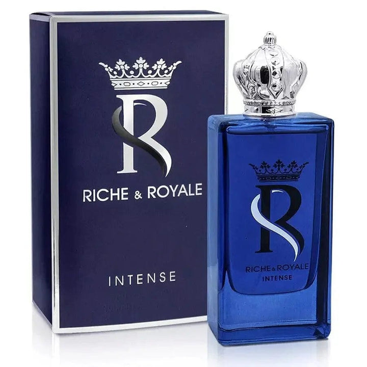 Riche &amp; Royale Intense by Fragrance World unisex 3.4oz EDP perfume bottle
