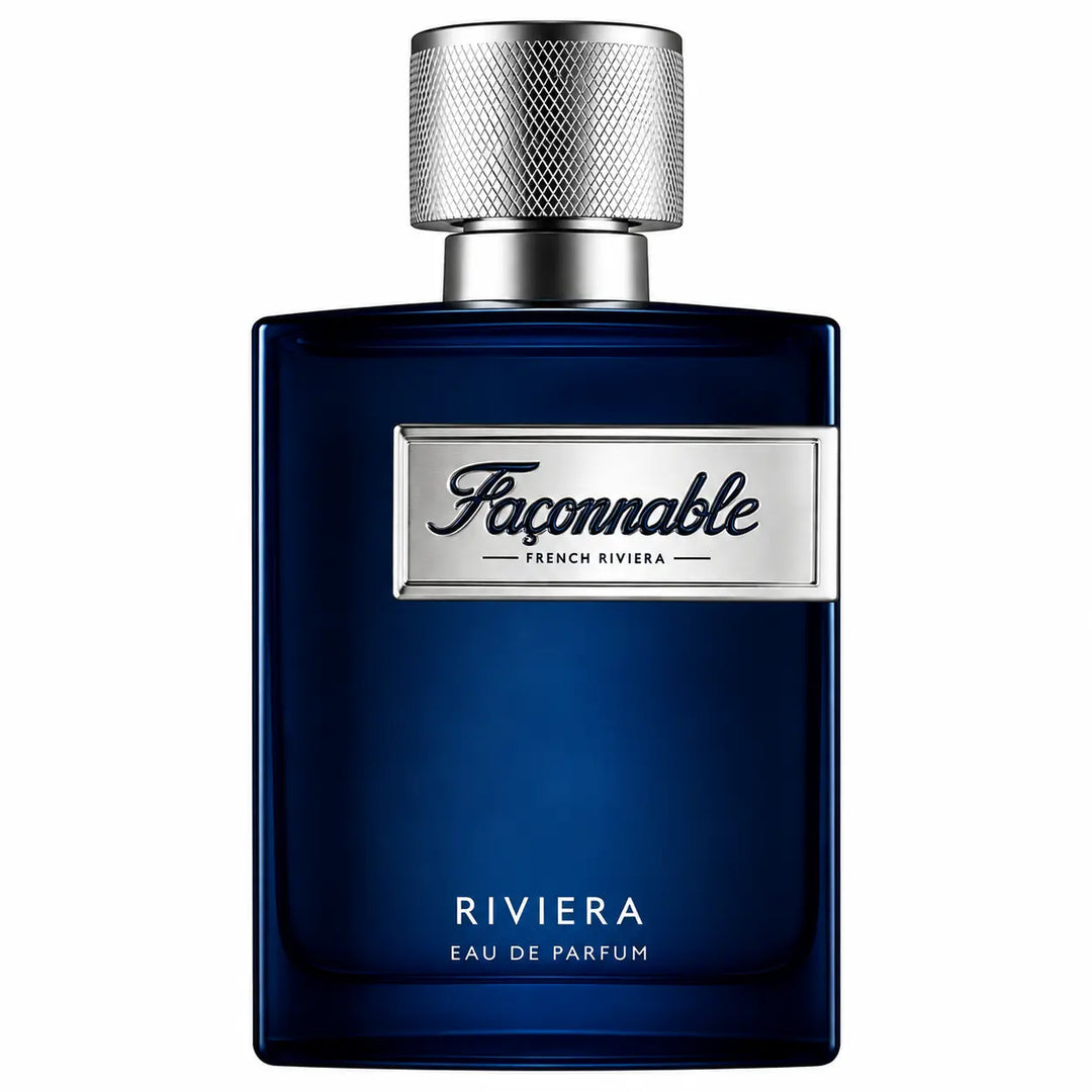 Riviera by Faconnable Eau de Parfum 3.0oz bottle detail