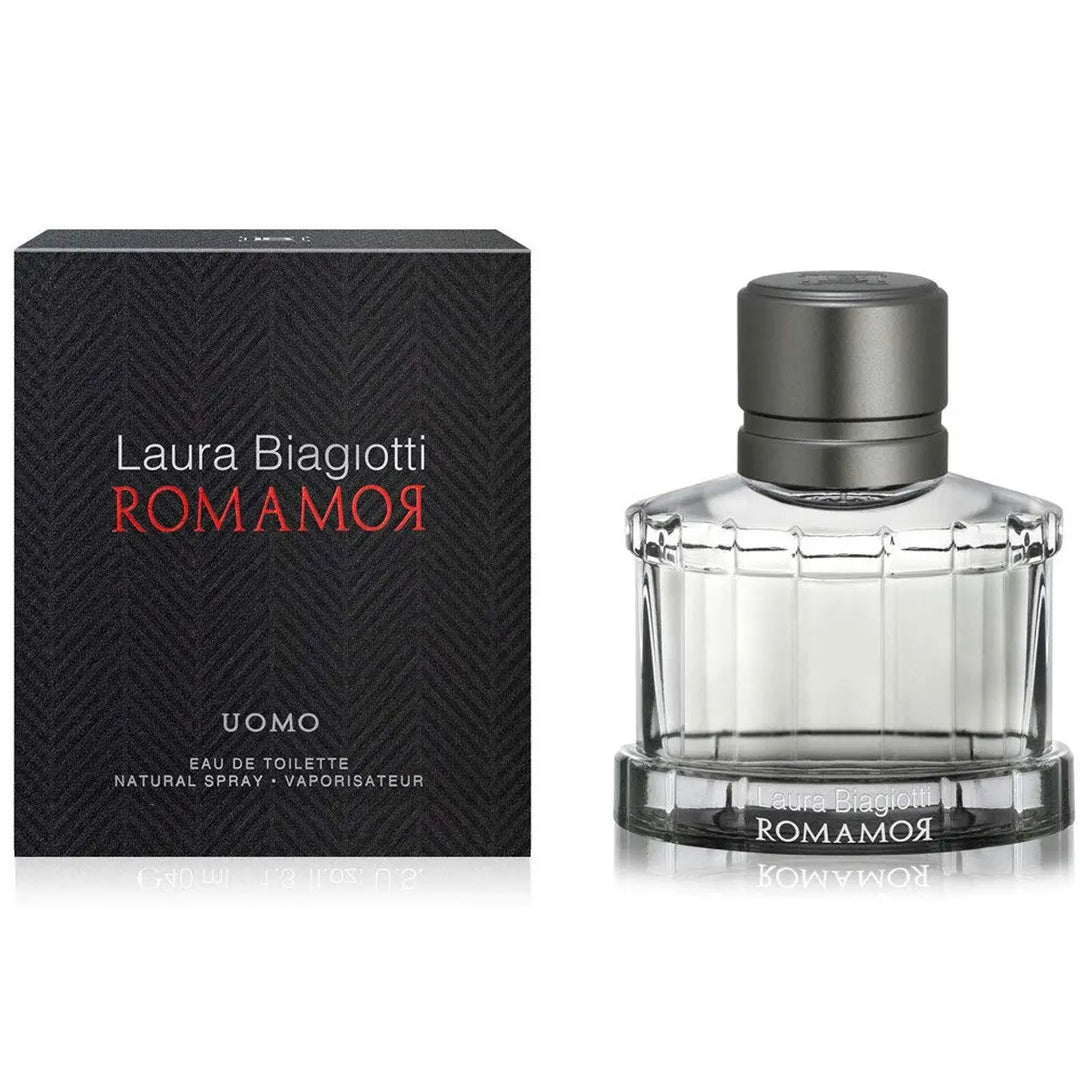 Romamor Uomo By Loura Biagiotti For Men 2.5oz EDT Spray
