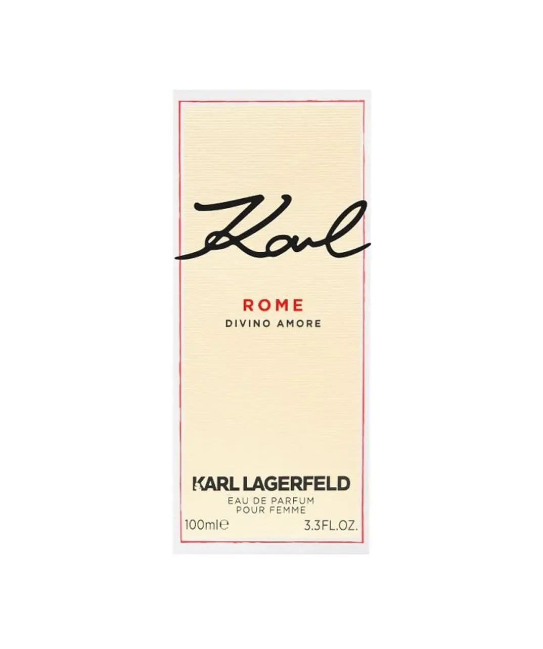 Rome Divino Amore by Karl Lagerfeld Women's 3.3oz EDP.