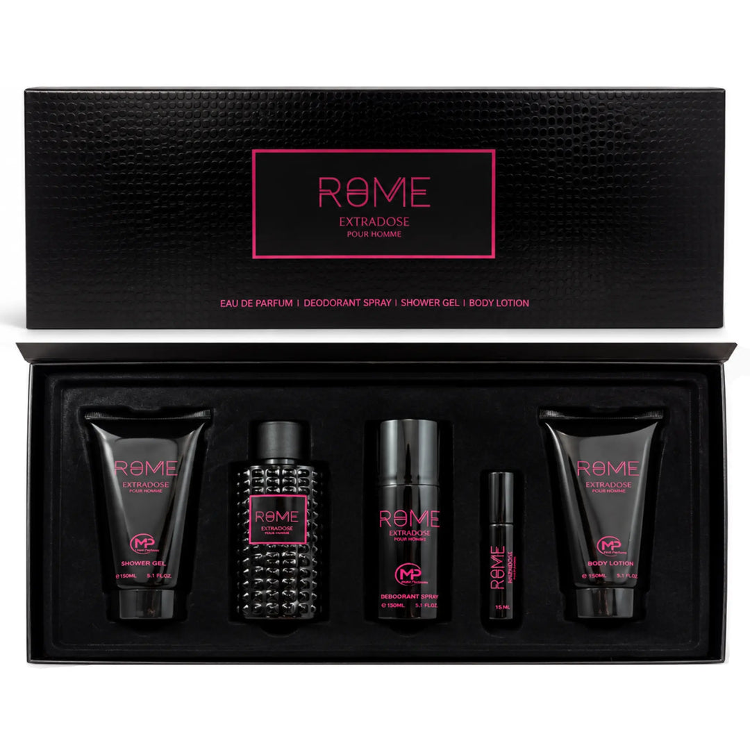 Rome Extradose 5-Piece Set By Mast Perfume 3.4oz For Men EDP Spray