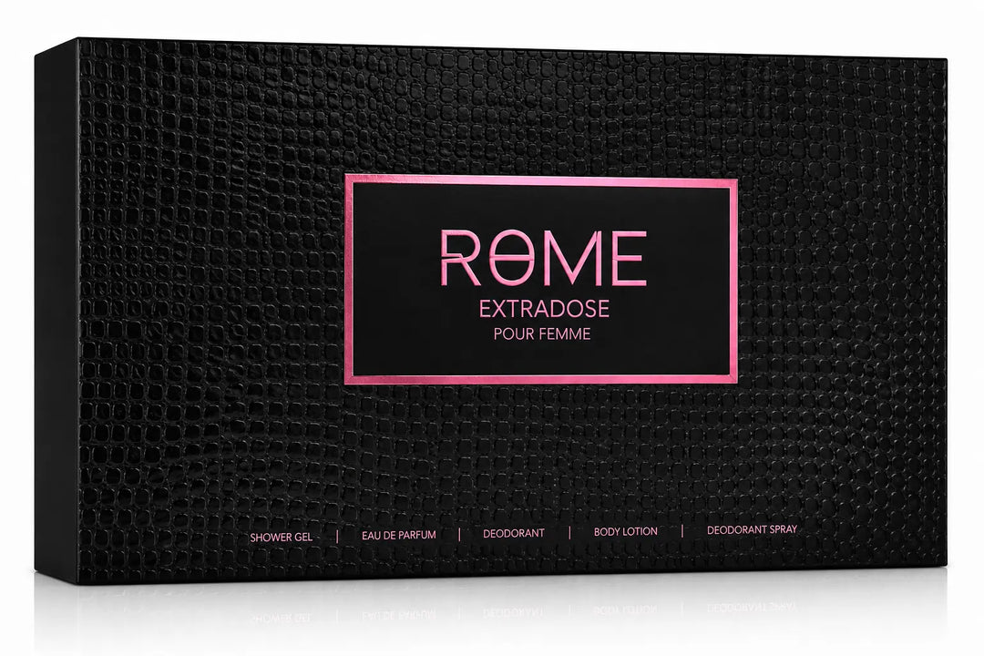 Rome Extradose by Mast Perfume Men 5-piece fragrance gift set packaging