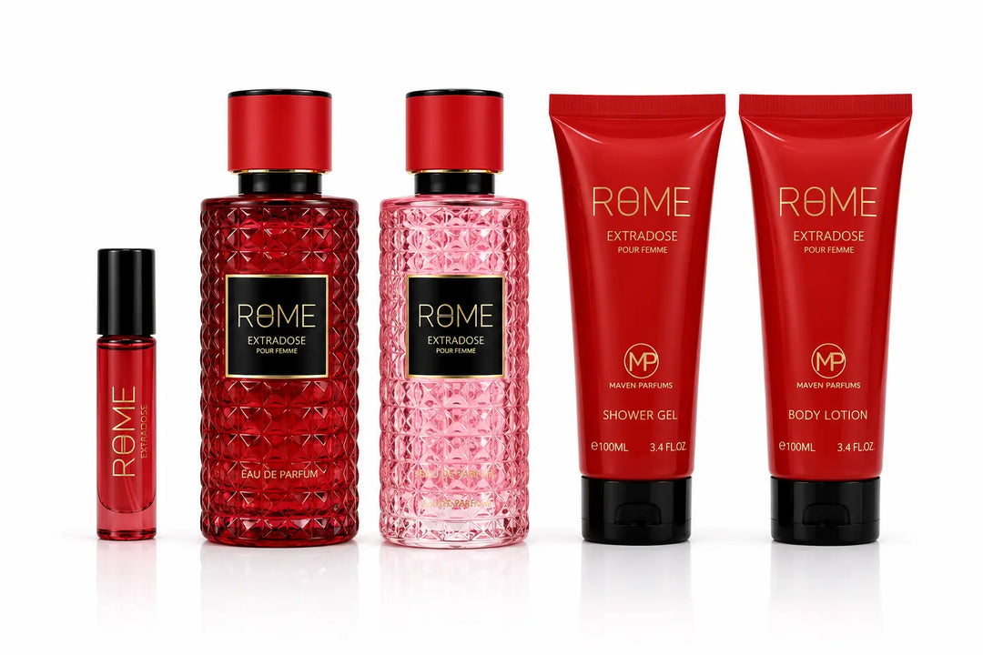 Rome Extradose by Mast Perfume complete 5-piece fragrance set for women