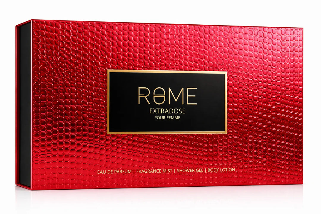 Rome Extradose by Mast Perfume Women 5-piece fragrance gift set packaging