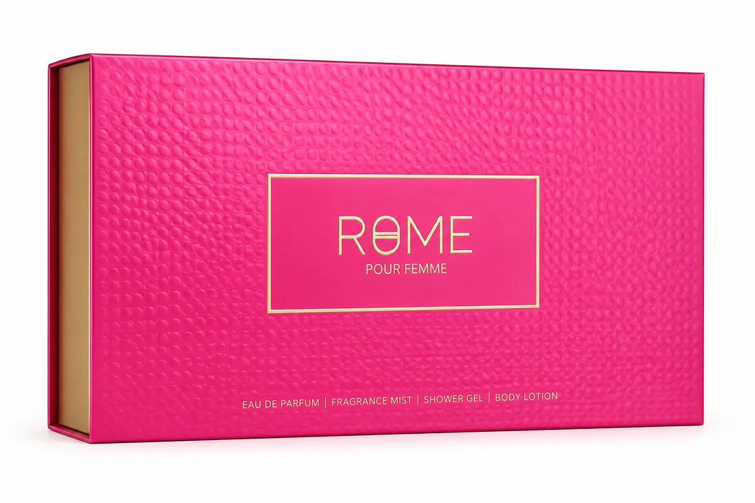 Rome Femme by Mast Perfume Women 5-piece fragrance gift set packaging