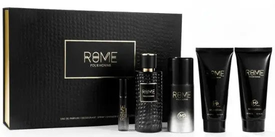 Rome Homme 5-Piece Set By Mast Perfume 3.4oz For Men EDP Spray