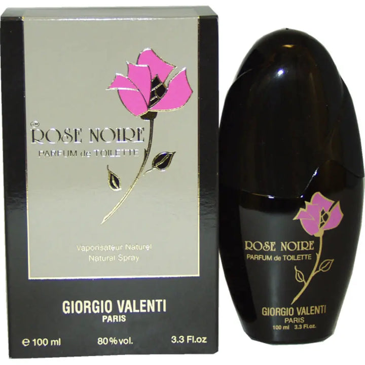 Rose Noire by Giorgio Valenti for Women 3.3oz EDT perfume bottle